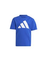 camiseta adidas big logo infantil azulblanco