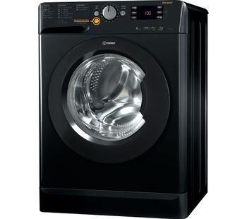 Indesit Washer Dryer XWDE 861480X K 8 kg  - Black, Black