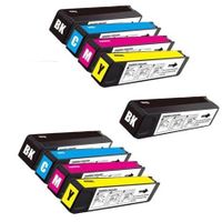 compatible multipack hp officejet enterprise color x585dn printer ink cartridges 9 pack -d8j10a