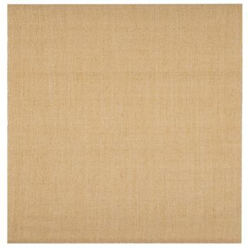 Alfombra De Sisal Natural 100x100 Cm Vidaxl