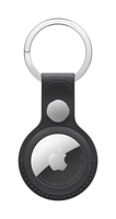airtag finewoven key ring - black