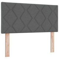 cabeceropanel de cabecero gris oscuro 100 cm tela