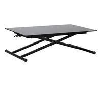 mesa de centro elevable negro stand up