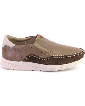 de BAERCHI 5381 MOCASINES DE HOMBRE PIEL TAUPE