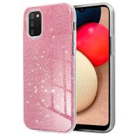 cool funda glitter rosa para para samsung a025f galaxy a02s