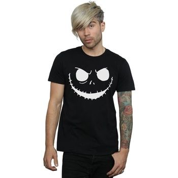 Disney Camiseta Nightmare Before Christmas Jack's Face para hombre