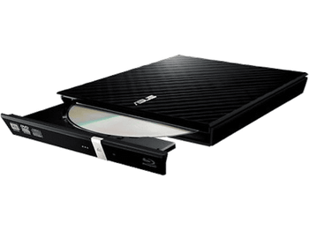 Grabadora de DVD - ASUS SDRW-08D2S-U LITE, Slim retail, Externa, Windows y Mac OS, negra