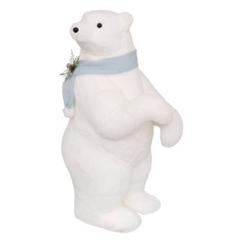 Plf Oso Bufanda Azul H100cm