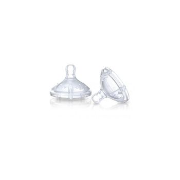 Nuby Tetina Confort Flujo RÁpido Boca Ancha +6m