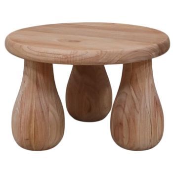 Mesita Auxiliar Mindi 60x60x40 Natural