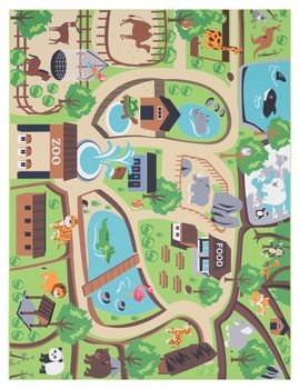 Alfombra infantil Bini beige 160x220 cm