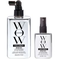 color wow extra strength dream coat ultra moisturizing anti frizz treatment home and away duo