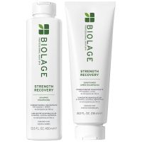 biolage strength recovery shampoo 400ml and conditioner 236ml duo