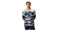 camiseta de manga larga endura mountain camo edicion limitada negro gris
