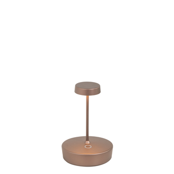 Lámpara De Mesa Led Swap Mini Pro, Bronce, Recargable Y Regulable - 2 W, 2200-2700-3000 K, Ip65