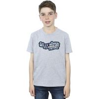 willy wonka tops y camisetas chocolate factory logo para nino