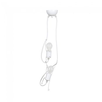 Lámpara colgante infantil mime blanco (2 luces)