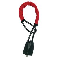 steering wheel lock to seat belt