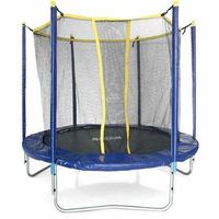 cama elastica para juegos al aire libre - 50 kg azul 182 x 172 cm