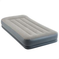 colchon hinchable individual intex dura-beam estandar almohada integrada 99x191x30 cm gris