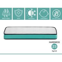 colchon cuna 70x140x11 cm confort baby- transpirable ergonomico
