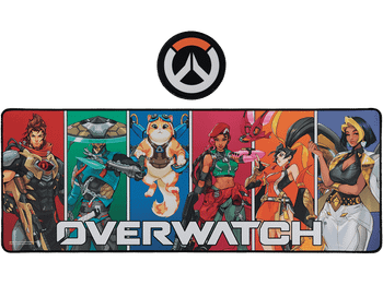 Alfombrilla gaming - FaNaTtik Overwatch, Goma, Multicolor