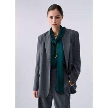 Liu Jo Chaqueta Blazer con botón joya para mujer
