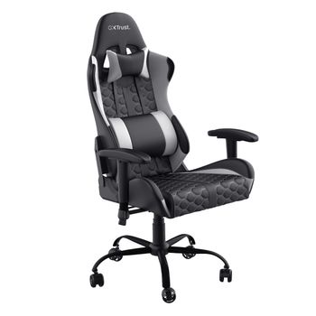 SILLA TRUST GAMING GXT 708 RESTO GAMING GIRATORIA 360 ELEVADOR DE GAS CLASE 4 RESPALDO AJUSTABLE COLOR NEGRO / ROJO 24217