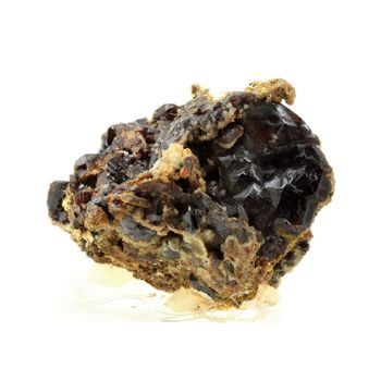 Descloizite - Pierre Natural De Namibia, Berg Aukas Mine - Mineral Raro Multicolor | 664.8 Ct - Certificado De Autenticidad Incluido | 55 X 40 X 35 Mm