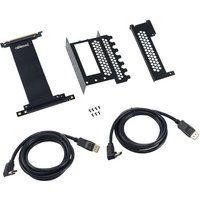 vertical pcie bracket - black black