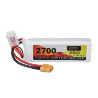 zop power 111v 2700mah 30c 3s bateria lipo con enchufe xt60 para rc drone
