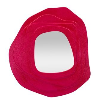 Espejo De Pared Fucsia Cm 90x4x97