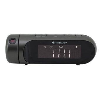 Reloj Despertador Soundmaster UR6700AN DAB+ FM LCD Negro