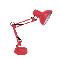 fabrilamp flexo articulable de sobremesa rutilo rojo 57x39x15 cm