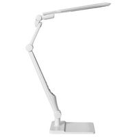 lampara de escritorio led para oficina con brazo giratorio ajustable regulador de intensidad continuo y modos cct blanco pegasi