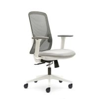 silla blanca escritorio ergonomica lyon