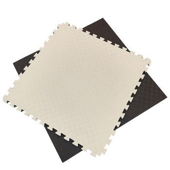 Tatami Puzzle 1x1x25 Mm Rojo - Azul Pack Ahorro【10 Unidades】 Antideslizante, Yoga, Pilates