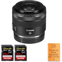 rf 35mm f18 macro is stm  2 sandisk 64gb extreme pro uhs-ii 300 mbs  pdf  pulgadas pulgadas20 tecnicas para mej
