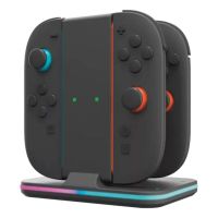 sistema de carga nacon na029116 negro multicolor para joy-con nintendo switch 2