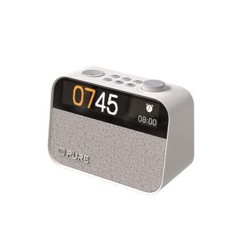 Despertador Pure Moment Blanco Algodón Bluetooth 5.3 DAB+/FM Luz de Amanecer