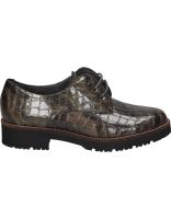 zapatos de piel para mujer pitillos 10771 color humo 40