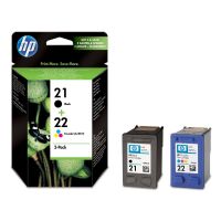 hp 21 pack 2 cartuchos tinta original negrotricolor