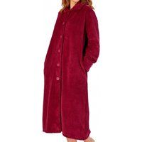 luxury waffle fleece button through housecoat
