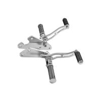 kit mando de pie delantero harley-davidson sportster 42cm palancas fresadas cromo