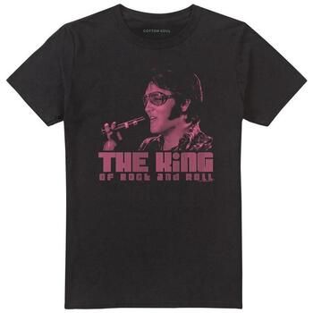 Elvis Presley Camiseta The King para hombre