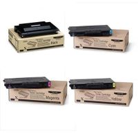 original multipack xerox phaser 6100dn printer toner cartridges 4 pack -106r00684