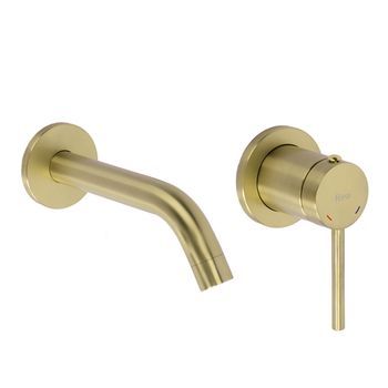 Grifería De Lavabo Empotrada Rea Clif Brushed Gold