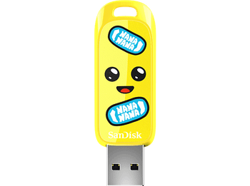 Memoria USB 64GB - Sandisk SanDisk® Fortnite®, edición Banano, Peely, Hasta 130 MB/s, 3.2, Amarillo