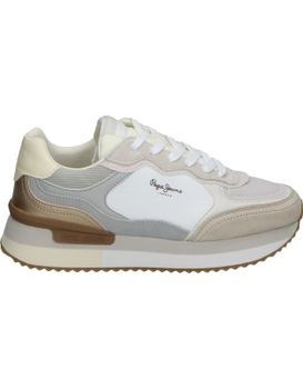 Zapatillas Con Cuña Pepe Jeans Pls600041-817 Beige Para Mujer 40