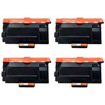 Pccom Essential Brother TN3430/TN3480 Tóner Compatible Negro Pack 4